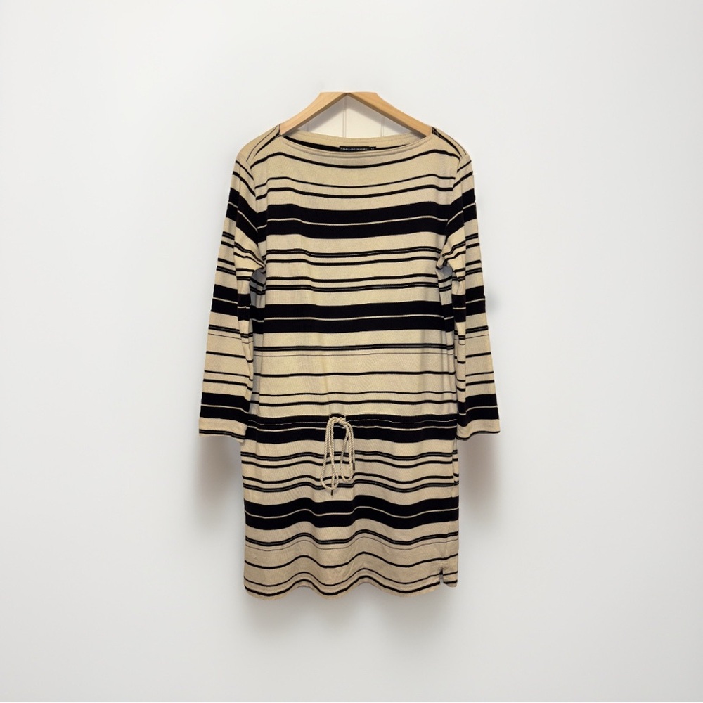 Ralph Lauren Sport Blue and Off White Striped Dress Size Large